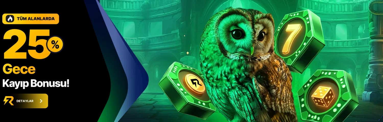 %25 Gece Kayıp Bonusu