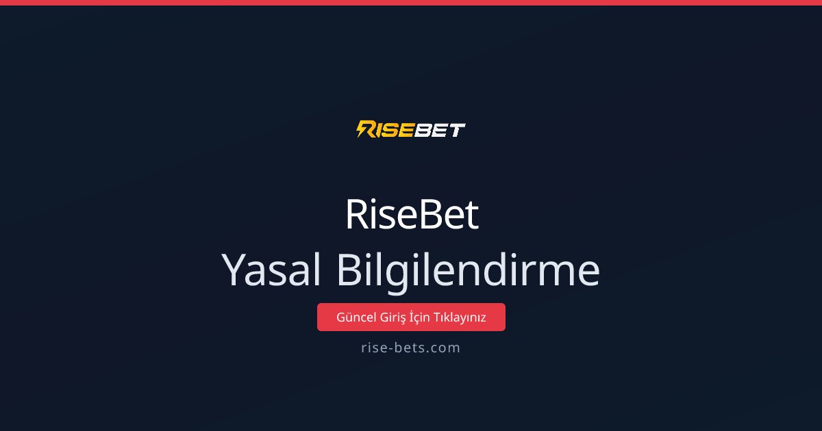 Yasal Bilgilendirme